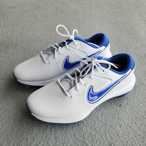 Nike Victory Pro 3 Golf Shoes White Hyper Royal DV6800-140 Men's Size 11 us